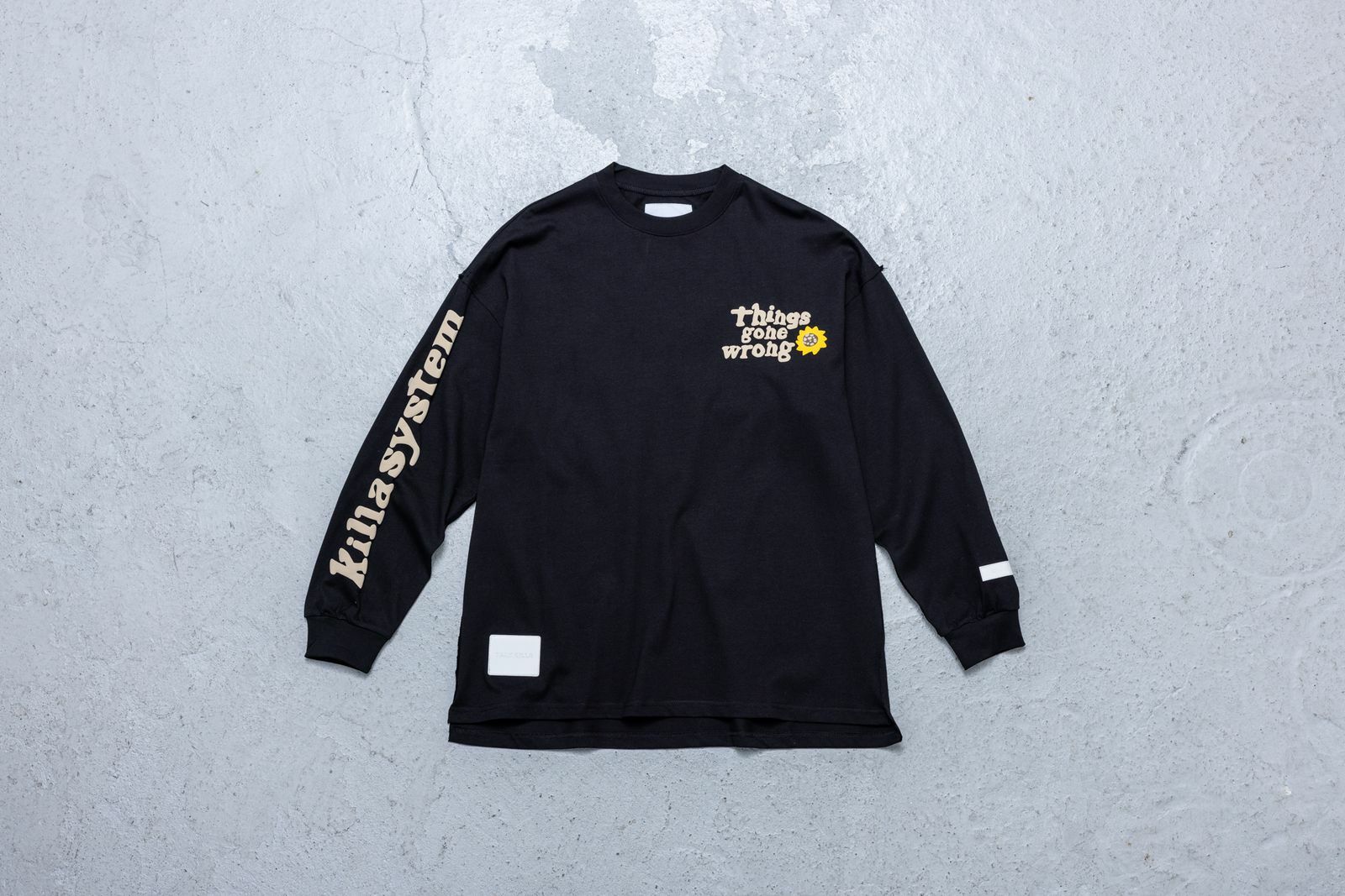 KILLASYSTEM 24S/S FOAM DAISY LS TEE (黑色)