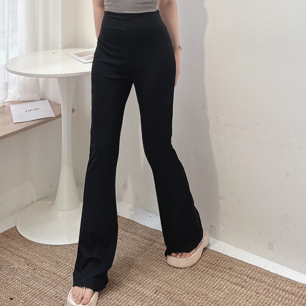 激瘦長腿喇叭褲/三色