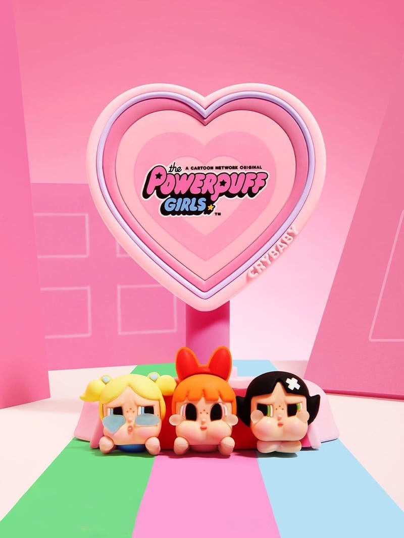 CRYBABY X 飛天小女警 手機支架 化妝鏡 哭娃系列