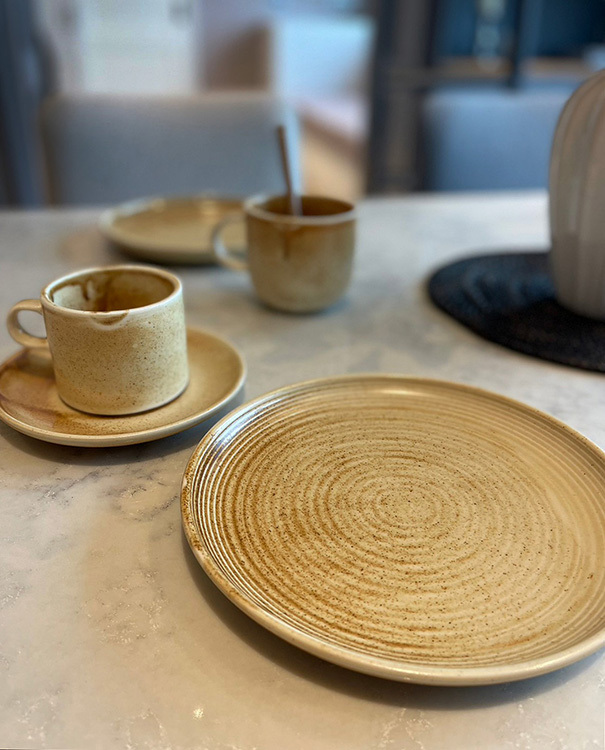 Chef Ceramics : Side Plate 陶瓷餐盤 / 奶油咖啡 - 3