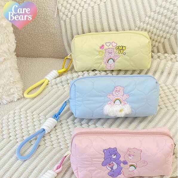 《4110》Carebears愛心熊拉鍊收納筆袋