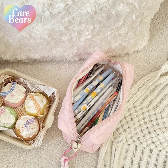 《4110》Carebears愛心熊拉鍊收納筆袋