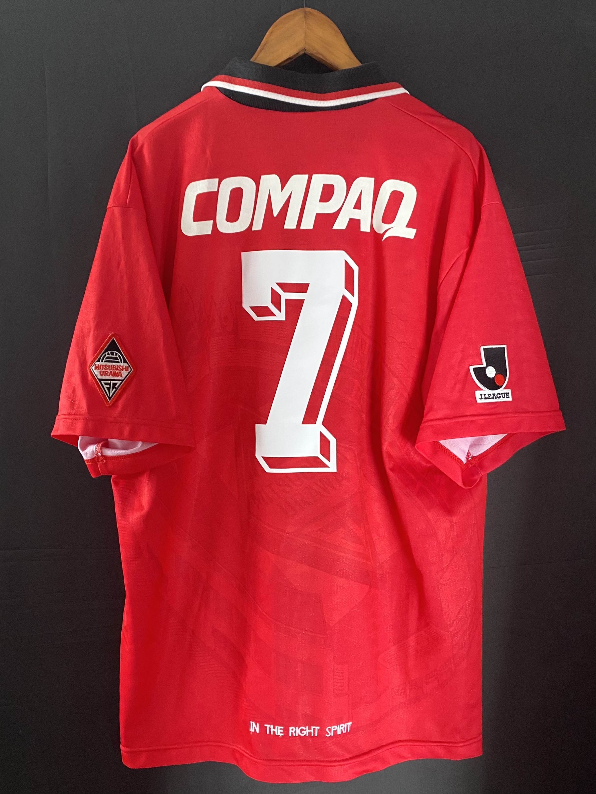 Mitsubishi Urawa FC 1997 Umbro Home player issue shirt