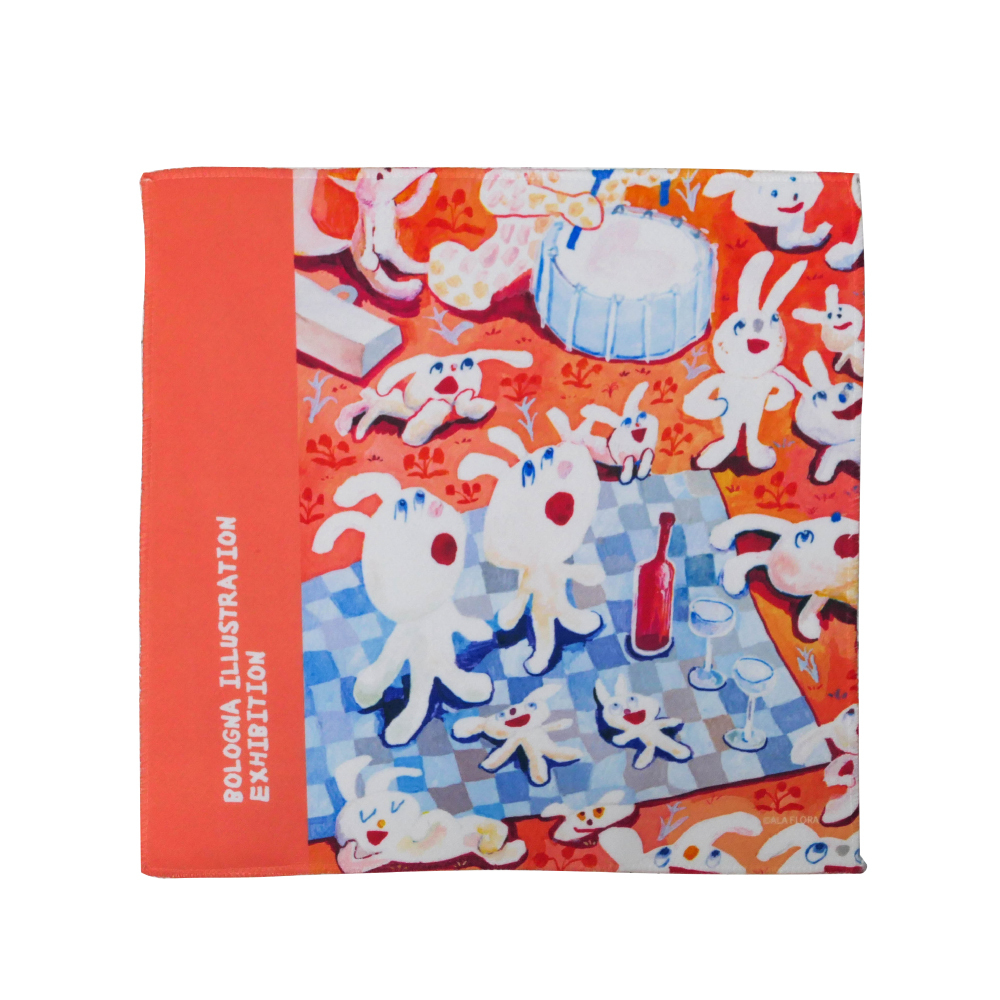 波隆那小方巾《暫停(兔)》