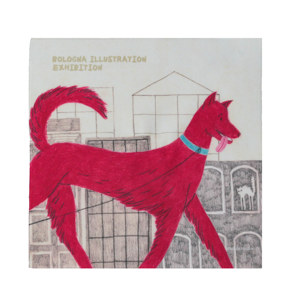 波隆那小方巾《貝諾(紅狗)》