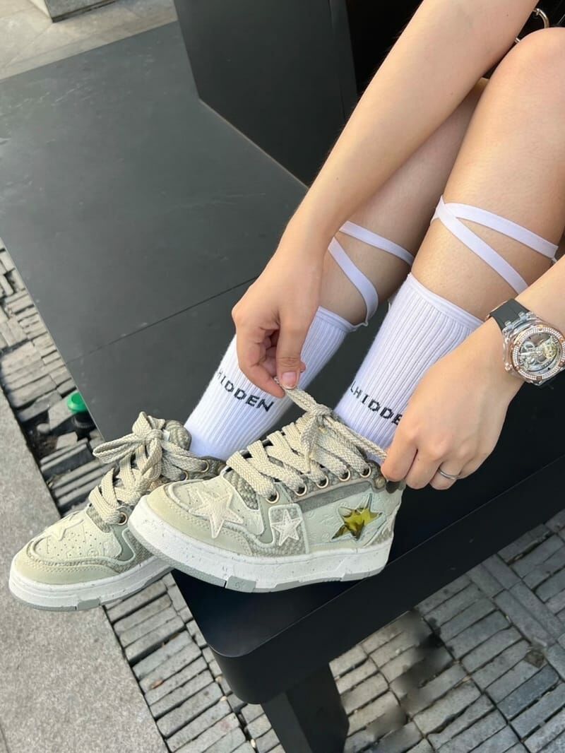 KAALIXTO UNCHAINED RIDERZ 西湖龍井綠茶 聯名 星星鞋