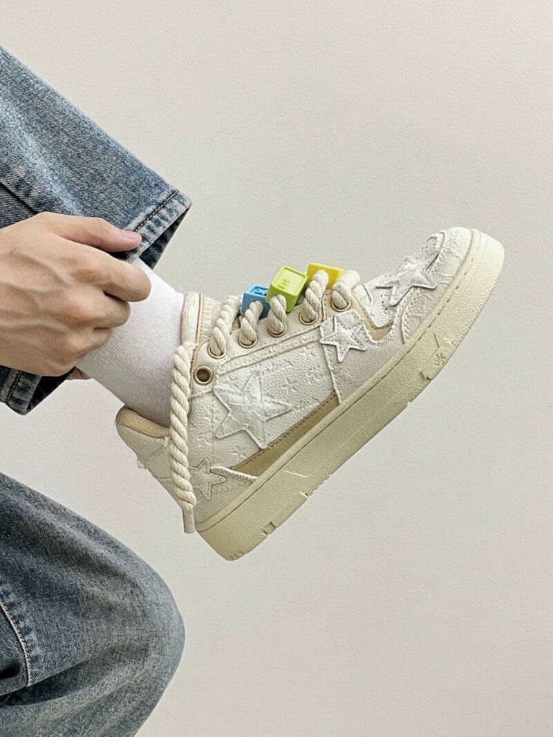 KAALIXTO UNCHAINED RIDERZ "VINTAGE JACQUARD LACE” 車澈聯名款 提花蕾斯 星星鞋