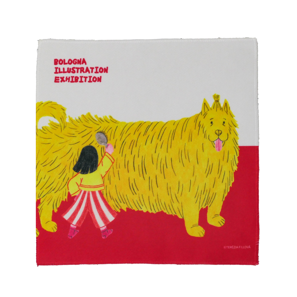 波隆那小方巾《貝諾(黃狗)》