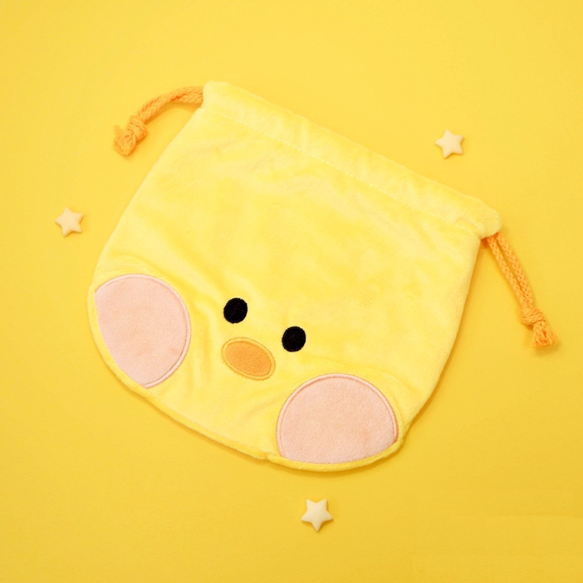 LINE FRIENDS - 多用毛絨索繩袋 化妝袋(sally)