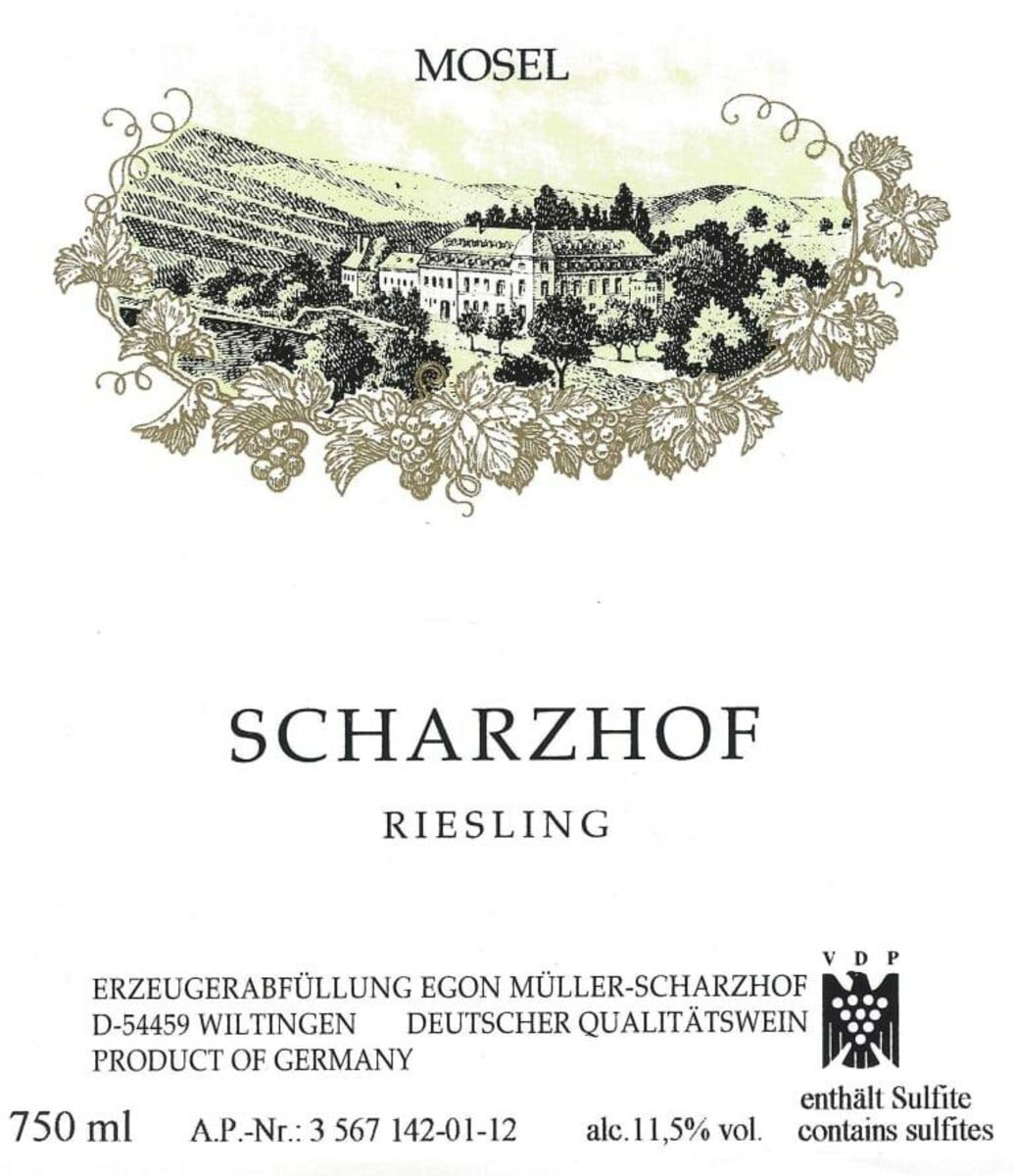 Egon Muller Scharzhof Riesling QbA 2022