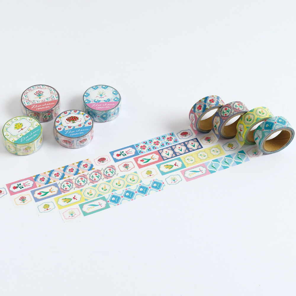 花束系列 和紙膠帶｜日本STUDY HOLIC