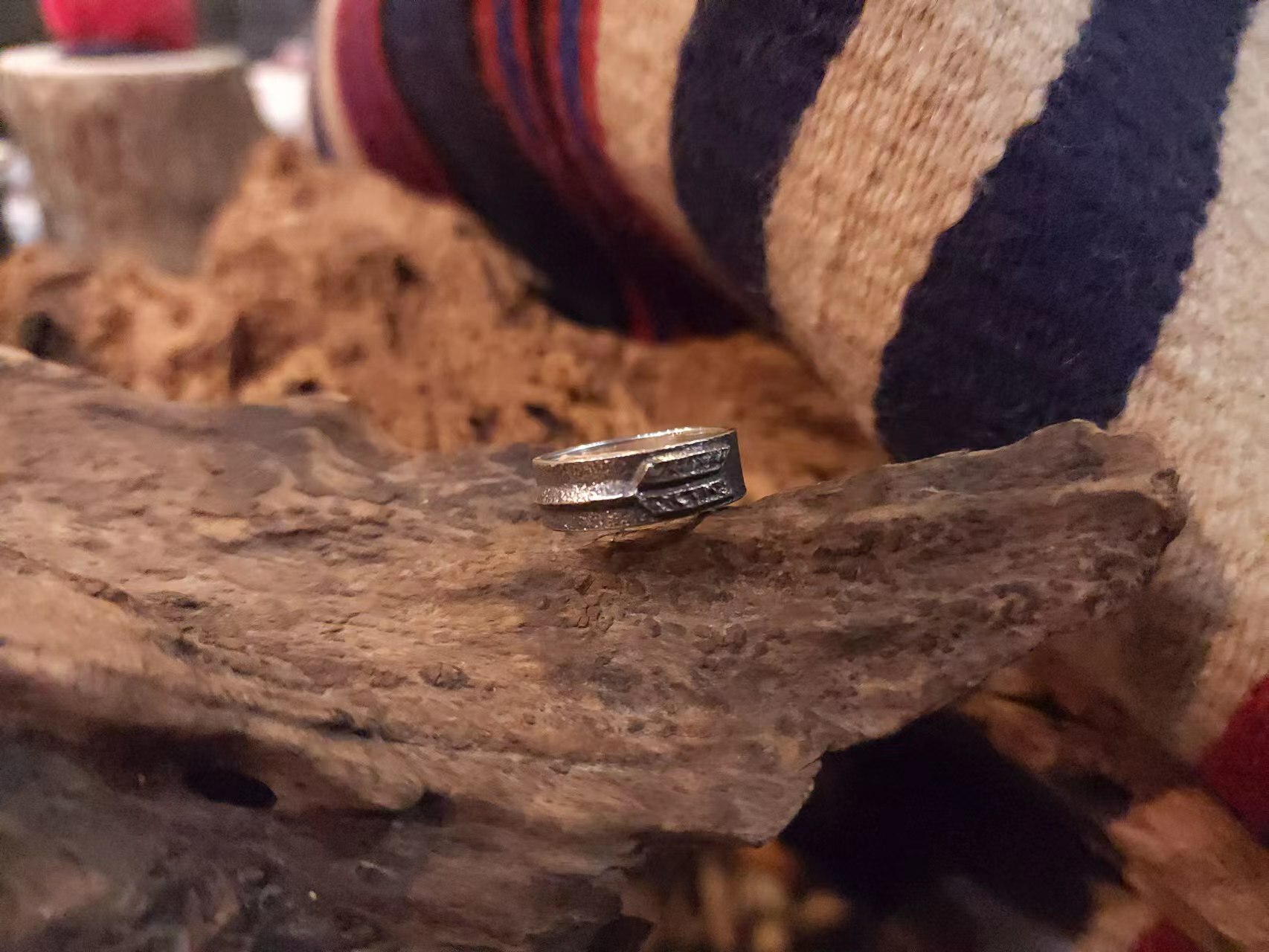 K.Yazzie -純銀弓箭戒指