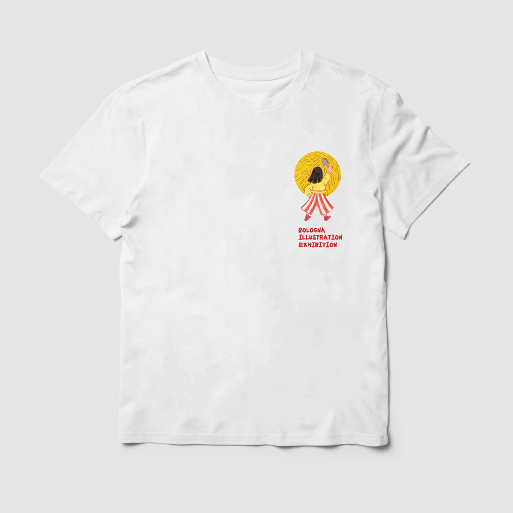 波隆那T恤｜《貝諾(黃狗)》白