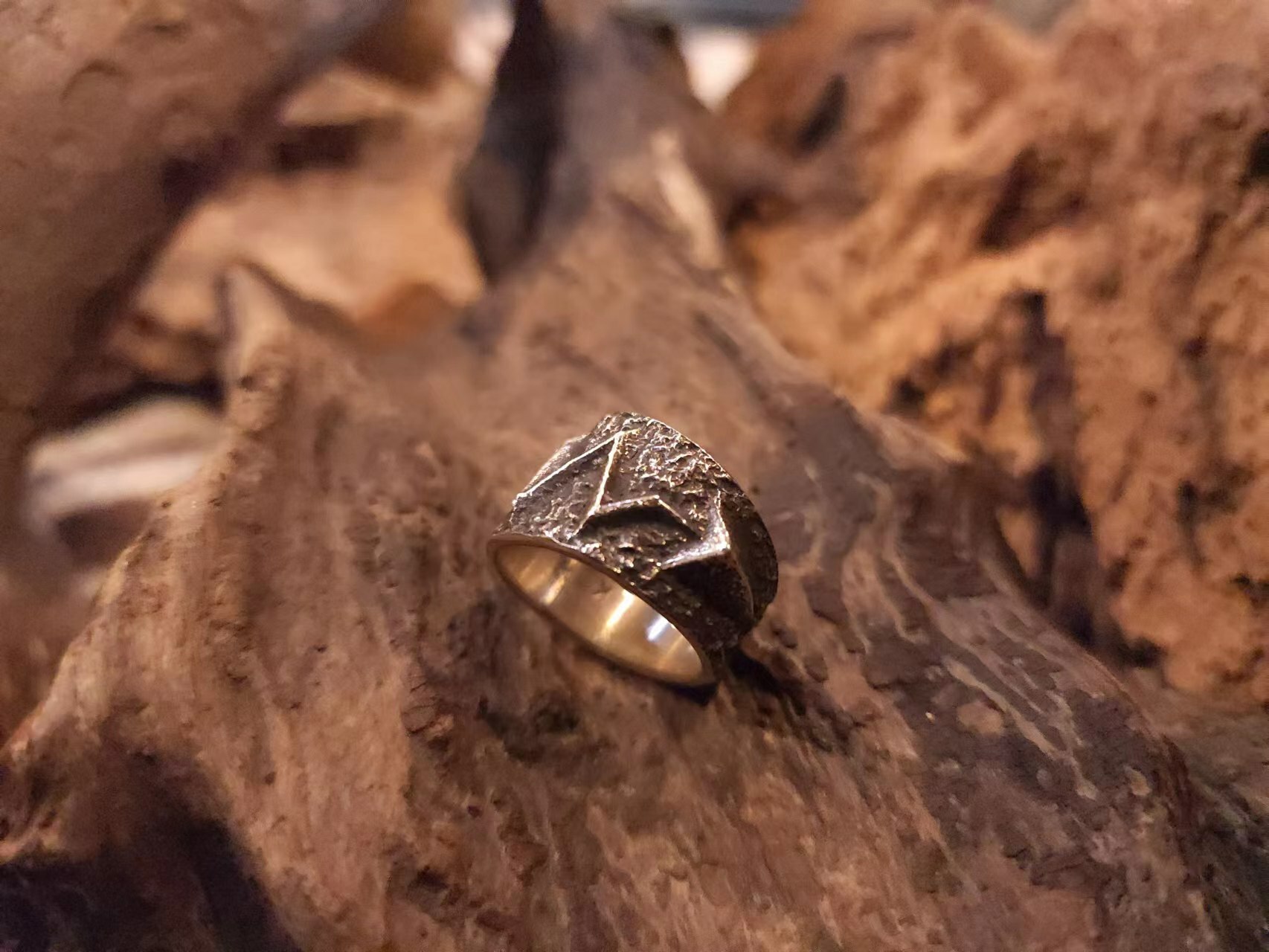 K.Yazzie -純銀戒指-富足