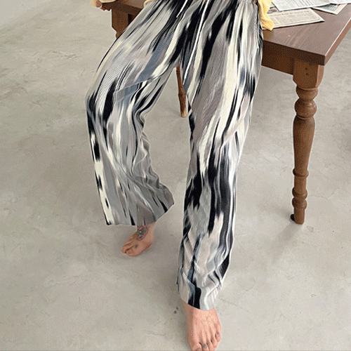 畢加索涼爽百褶褲