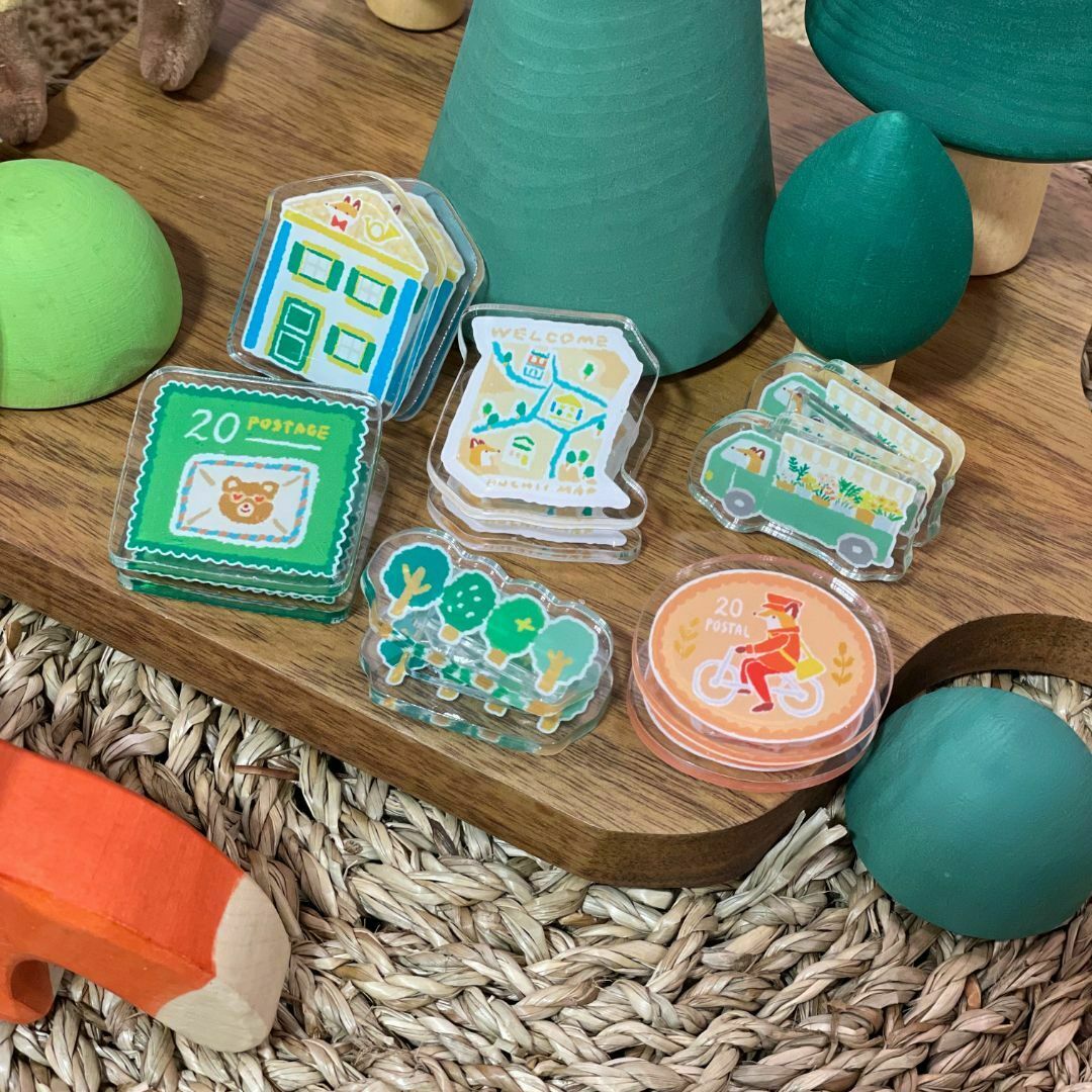 Reiko 狐吉小鎮 壓克力夾 ｜Hello Studio 你好工作室