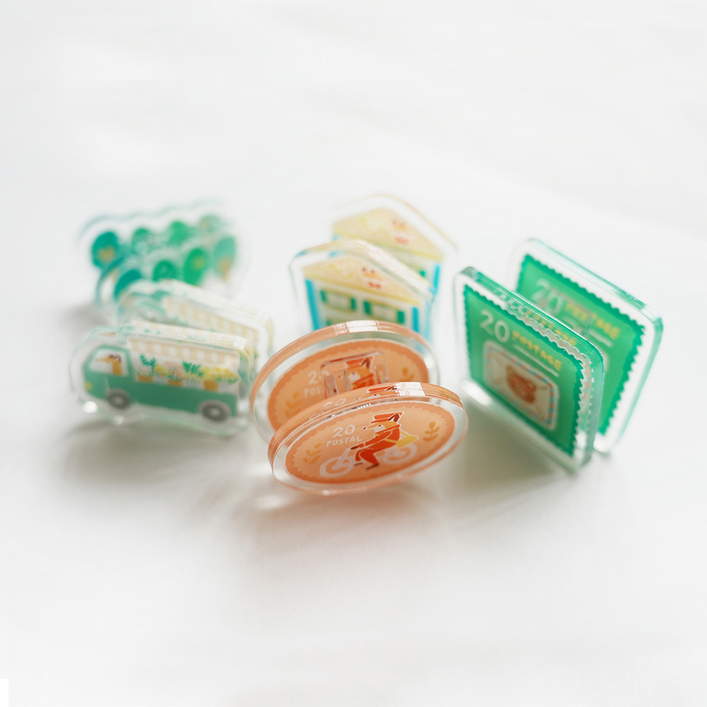 Reiko 狐吉小鎮 壓克力夾 ｜Hello Studio 你好工作室