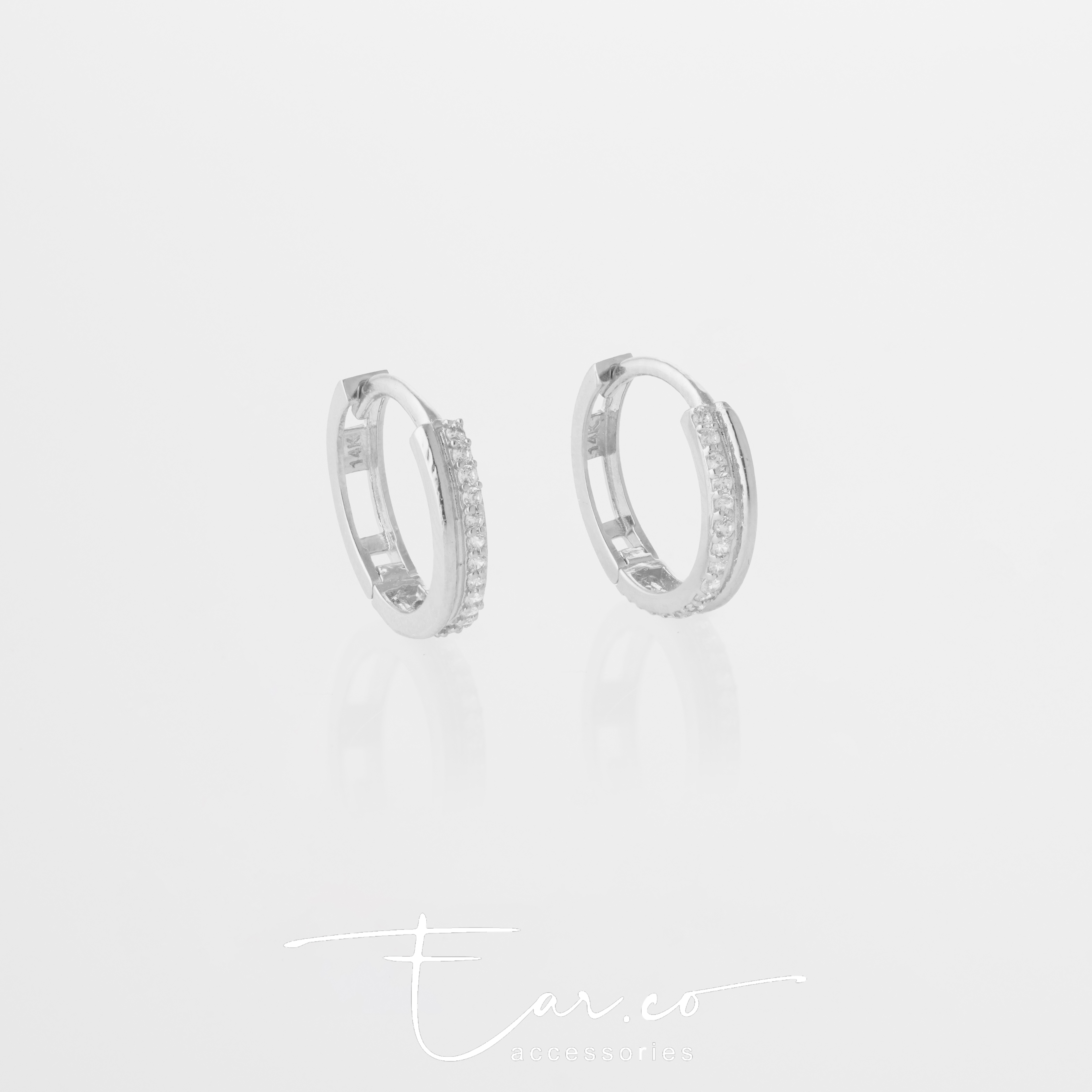 H05 Hoop (單隻) - 14K SOLID GOLD