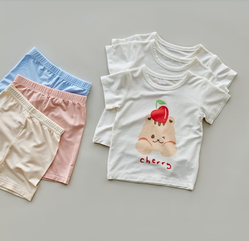 24S/S🌞Summer冰果汁系列-絲滑超彈性莫代爾短袖T恤