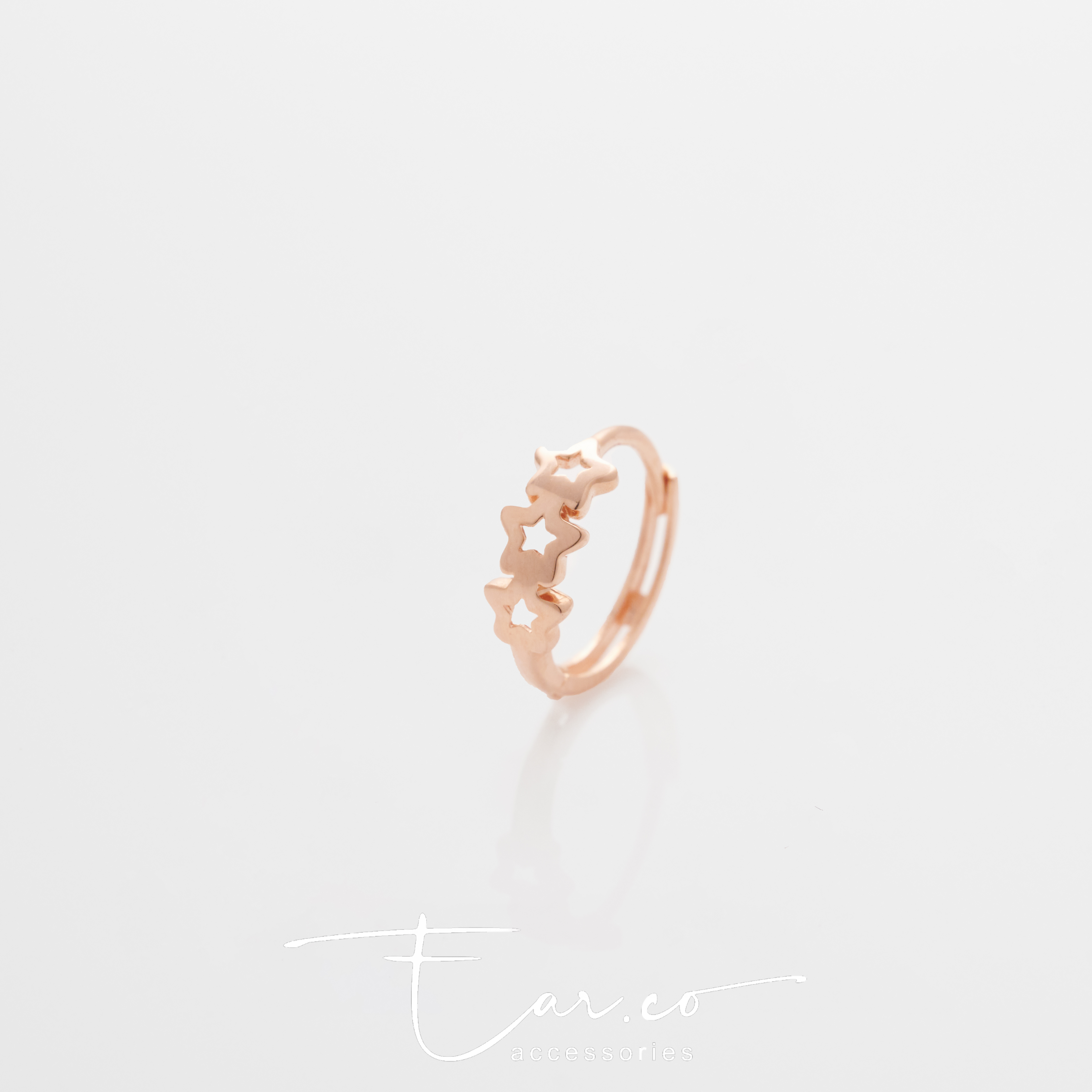 H09 Hoop (單隻) - 14K SOLID GOLD