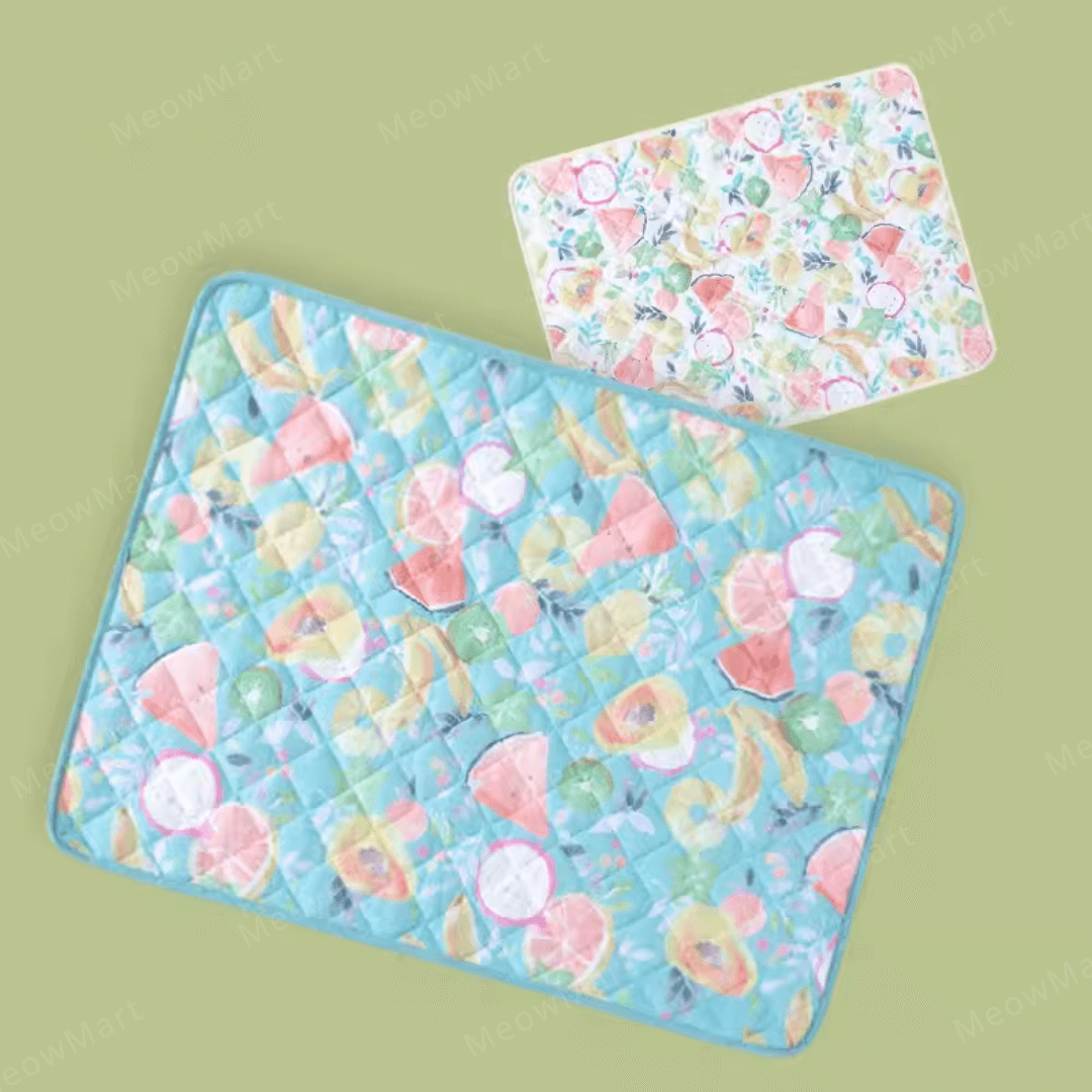 夏日水果涼感寵物墊