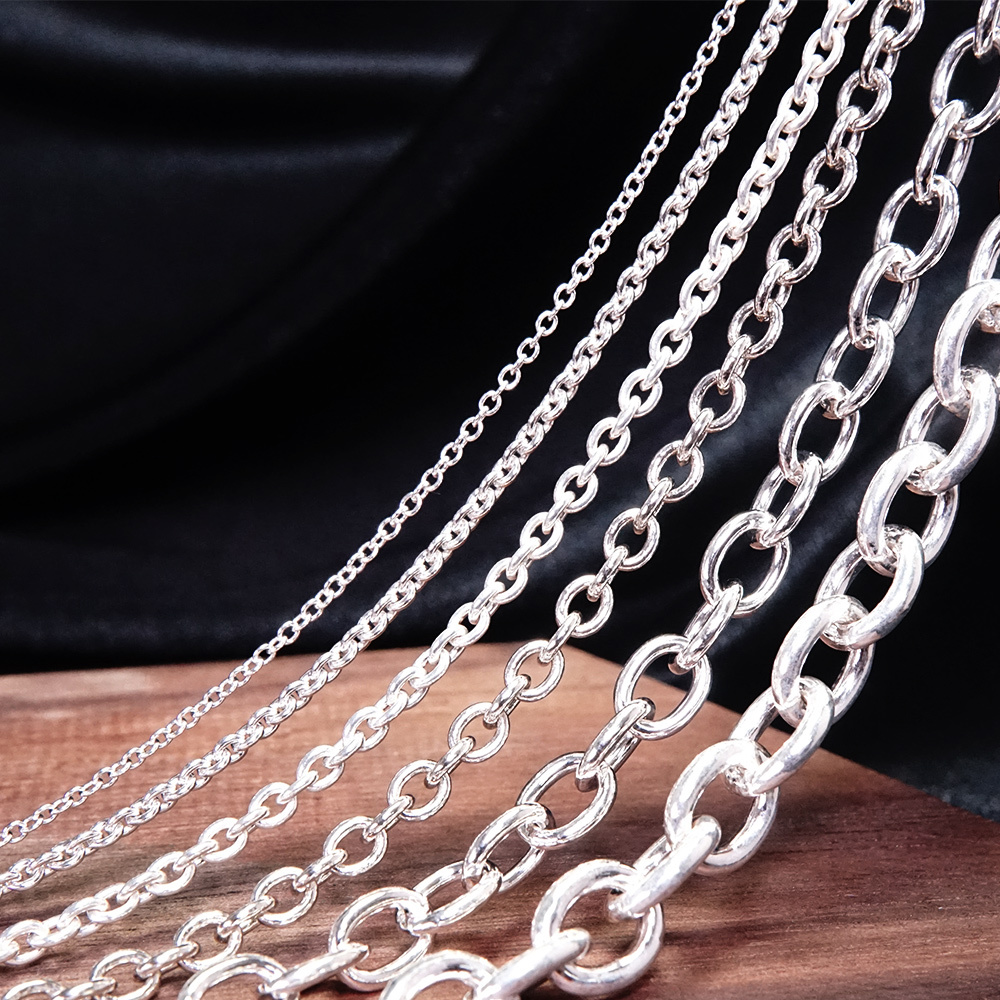 經典圓圈系列 925純銀 百搭 銀鍊 男生項鍊 中性款 鍊子