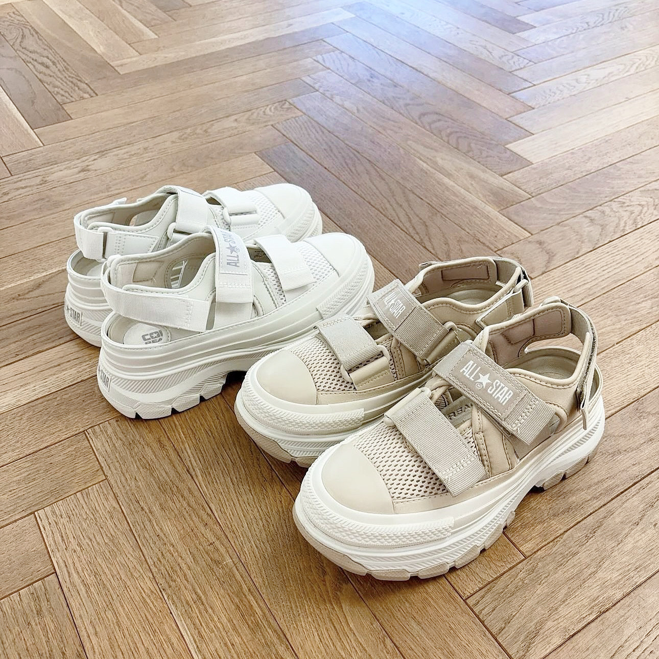 ┊converse trekwave 厚底涼鞋 春日 2色