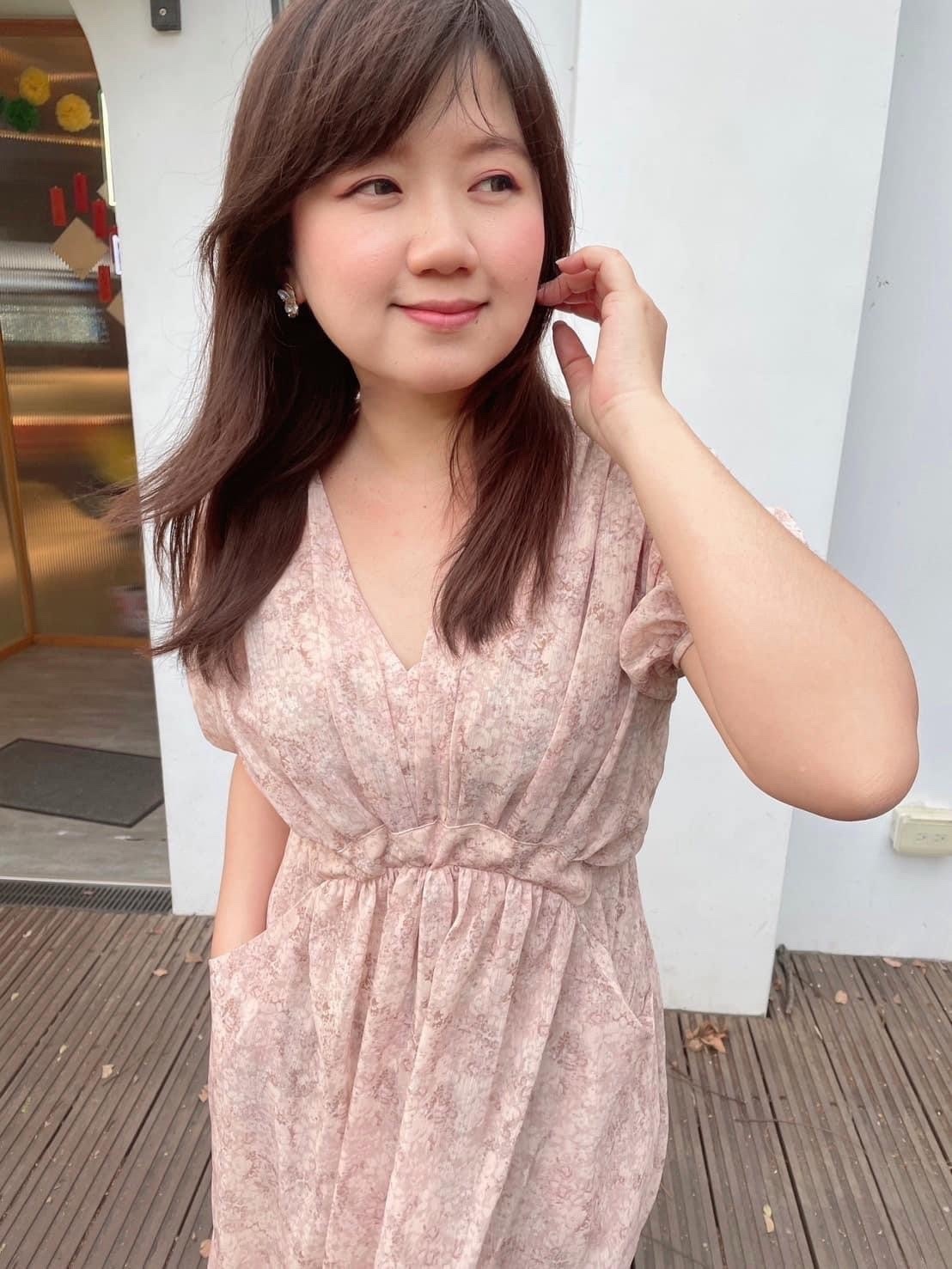 🇰🇷絕美超顯瘦V領碎花洋裝