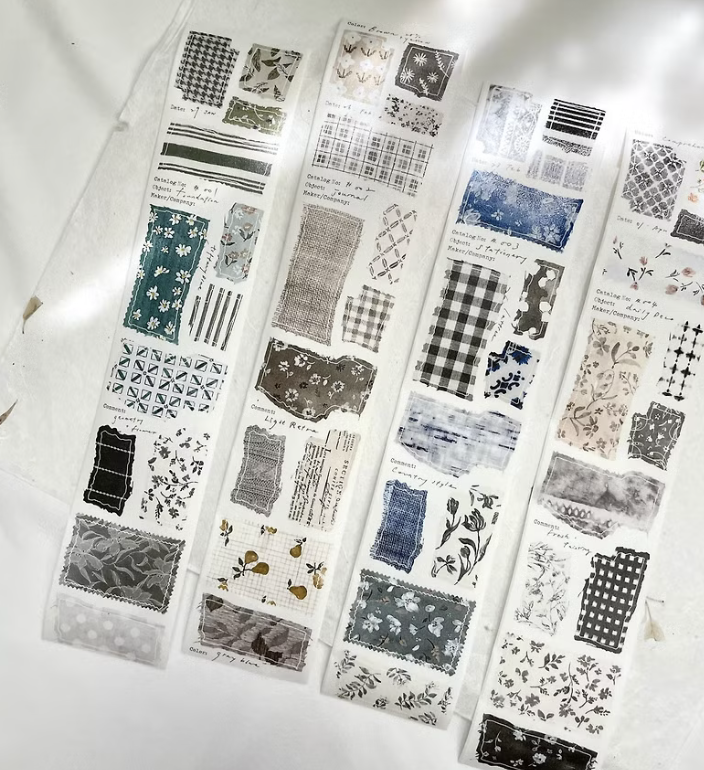 Pion｜花布 割型和紙膠帶