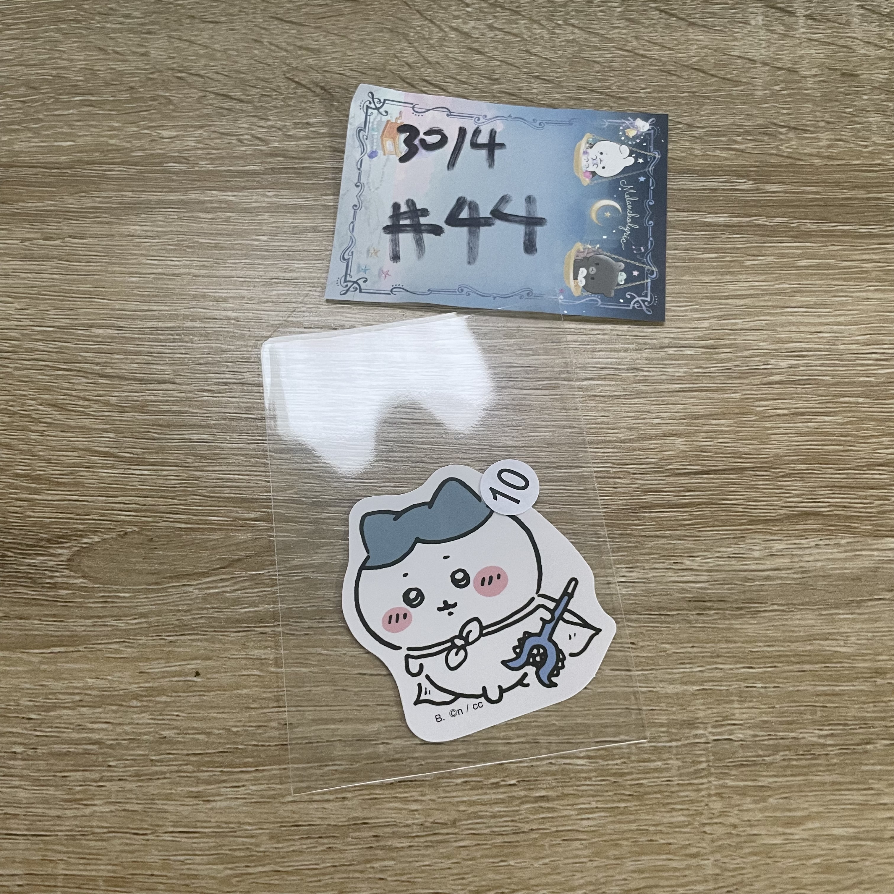 CHIIKAWA 八字貓 貼紙#44