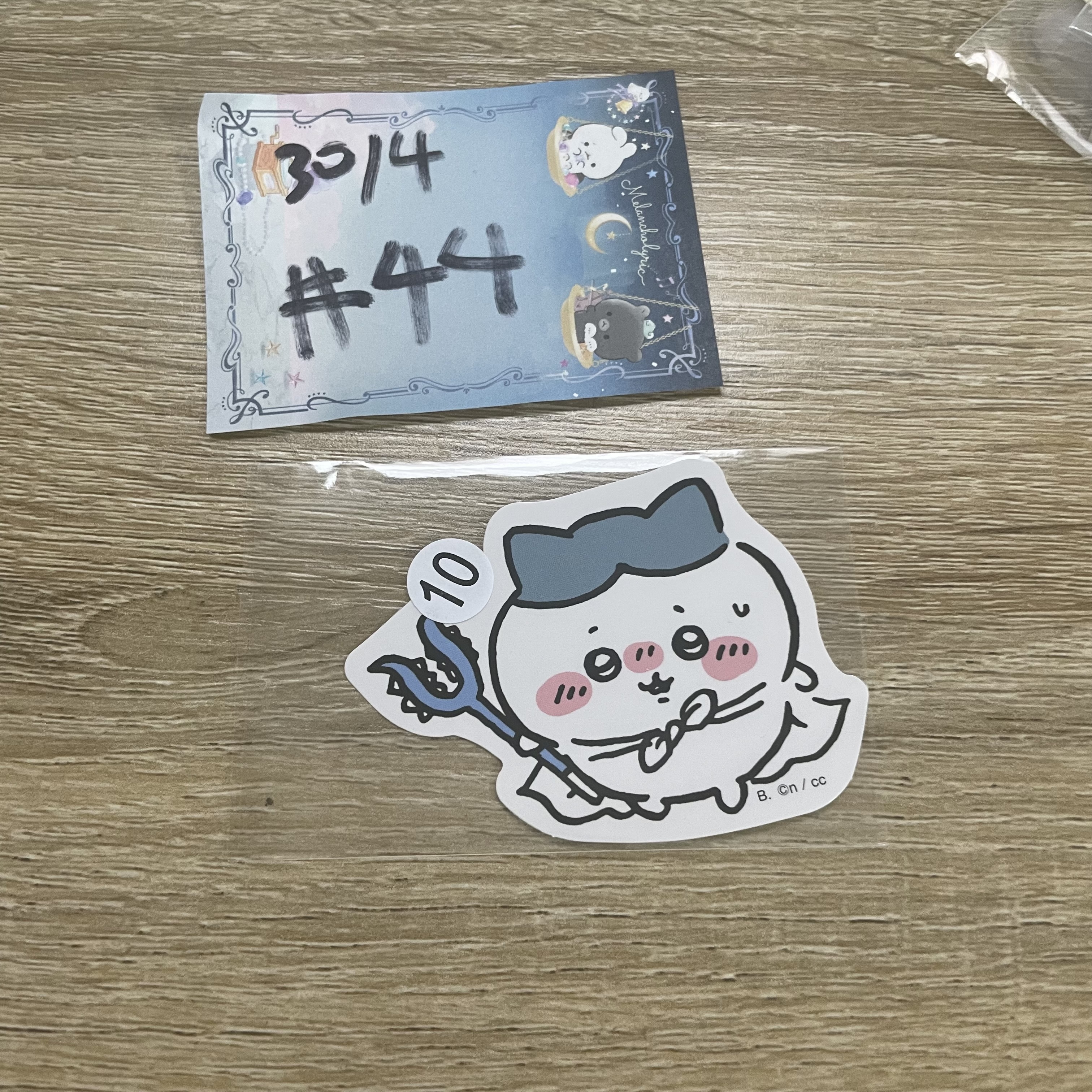 CHIIKAWA 八字貓 貼紙#44