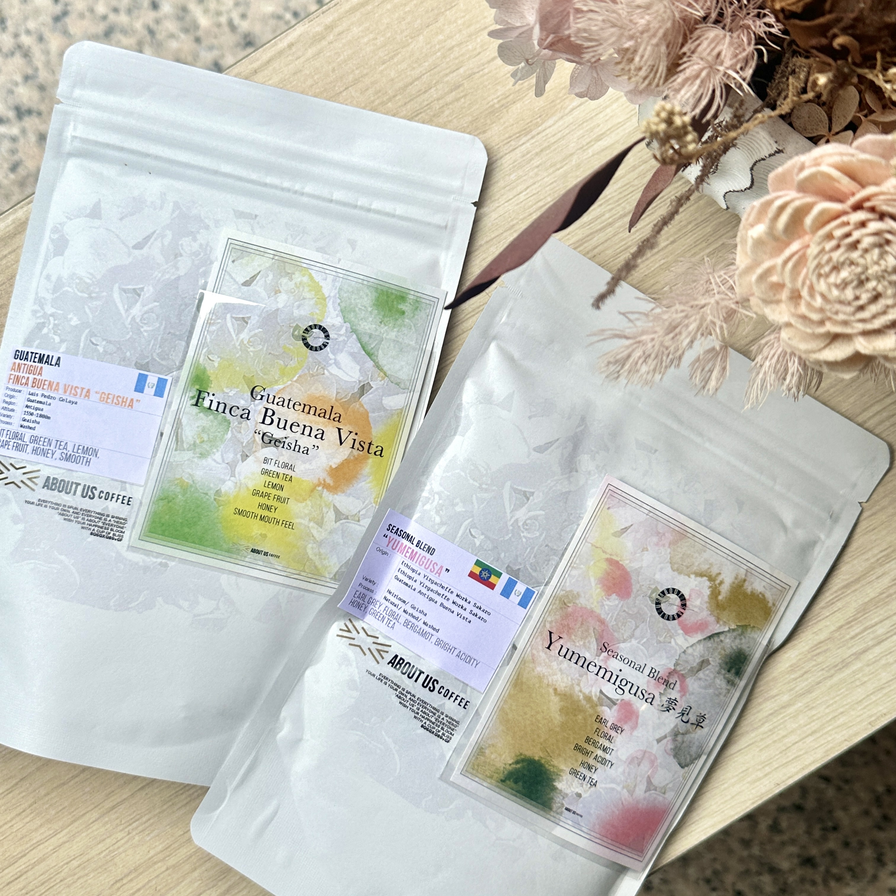 ABOUT US - 季節配方豆 夢見草配方