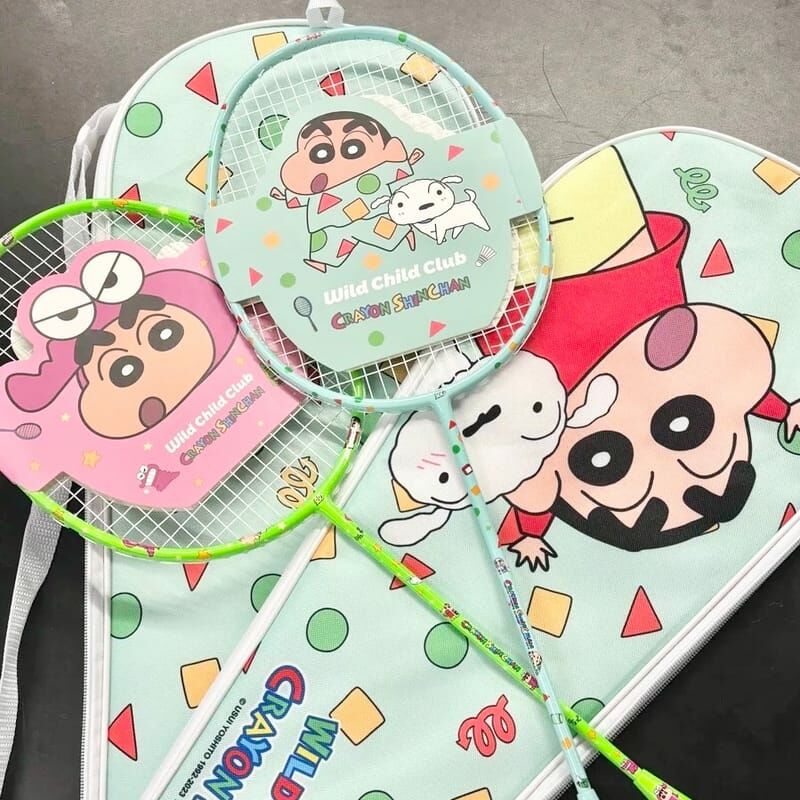 WCC 蠟筆小新 碳纖維 正版 羽毛球拍