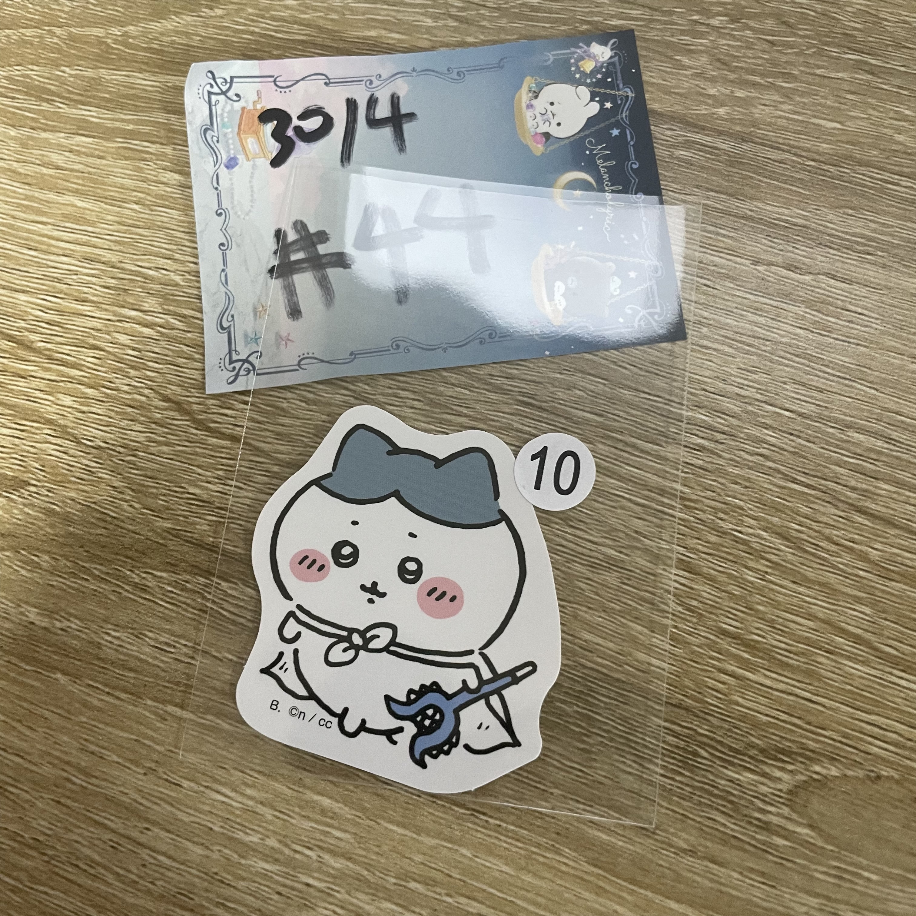 CHIIKAWA 八字貓  貼紙#44