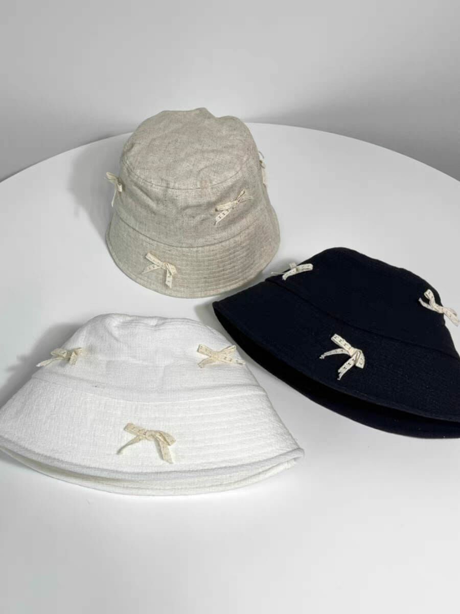 TH2608 小蝴蝶帶結漁夫帽