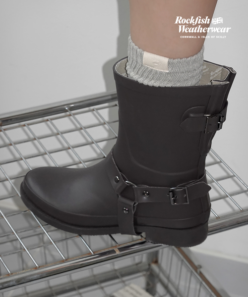 ★Rockfish Weatherwear★ HARNESS WELLINGTON BOOTS MIDDLE 2c ROCKFISH) HARNESS WELLINGTON BOOTS MIDDLE | 2color