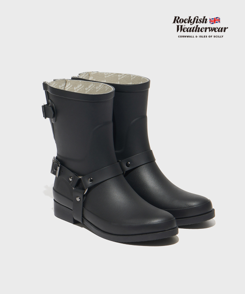 ★Rockfish Weatherwear★ HARNESS WELLINGTON BOOTS MIDDLE 2c ROCKFISH) HARNESS WELLINGTON BOOTS MIDDLE | 2color