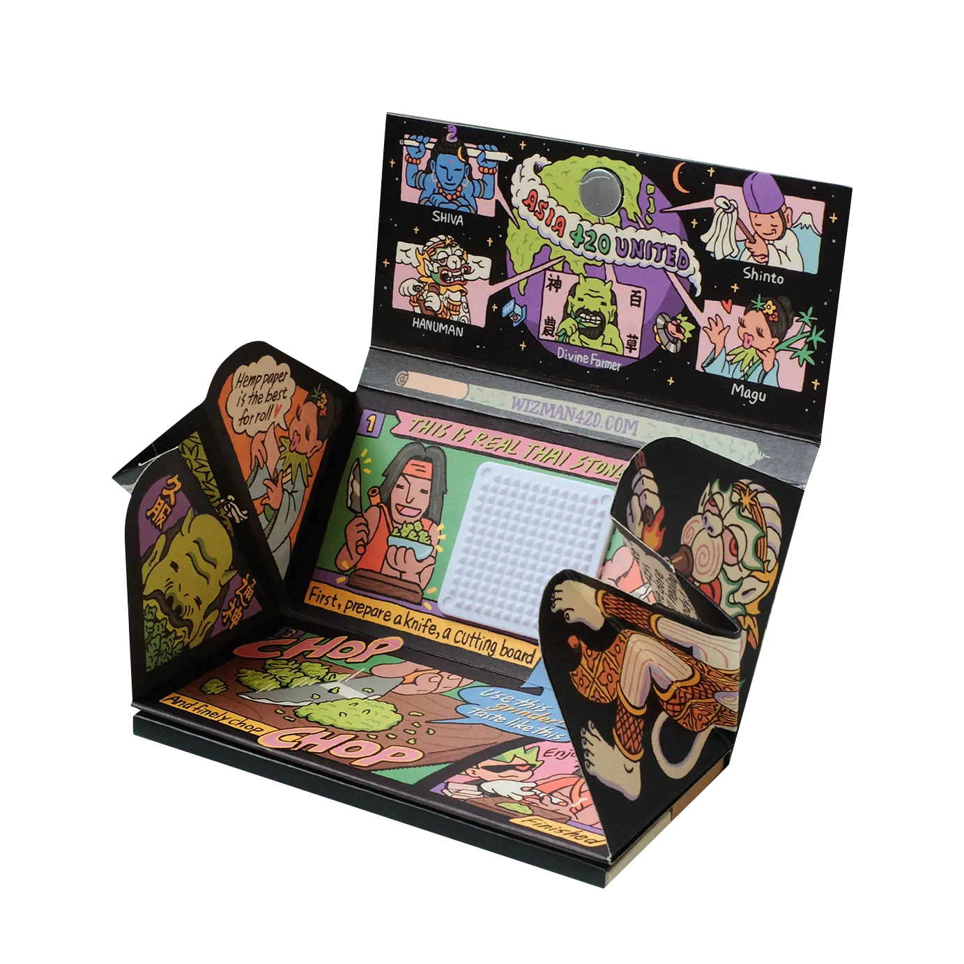 香港 WIZMAN「 V2 Asia420 Rolling Paper」工藝版捲煙紙