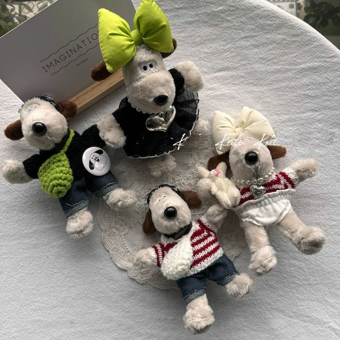 《50135》情侶款阿高❤黑色毛衣與裙裙鑰匙圈