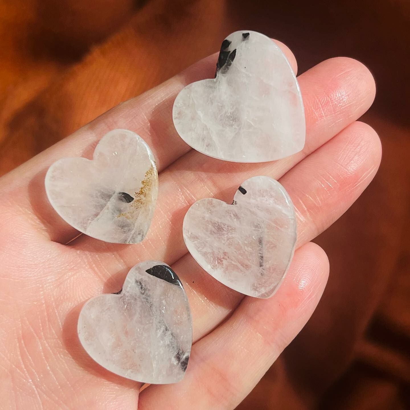 [原石] 黑髮晶碧璽 愛心