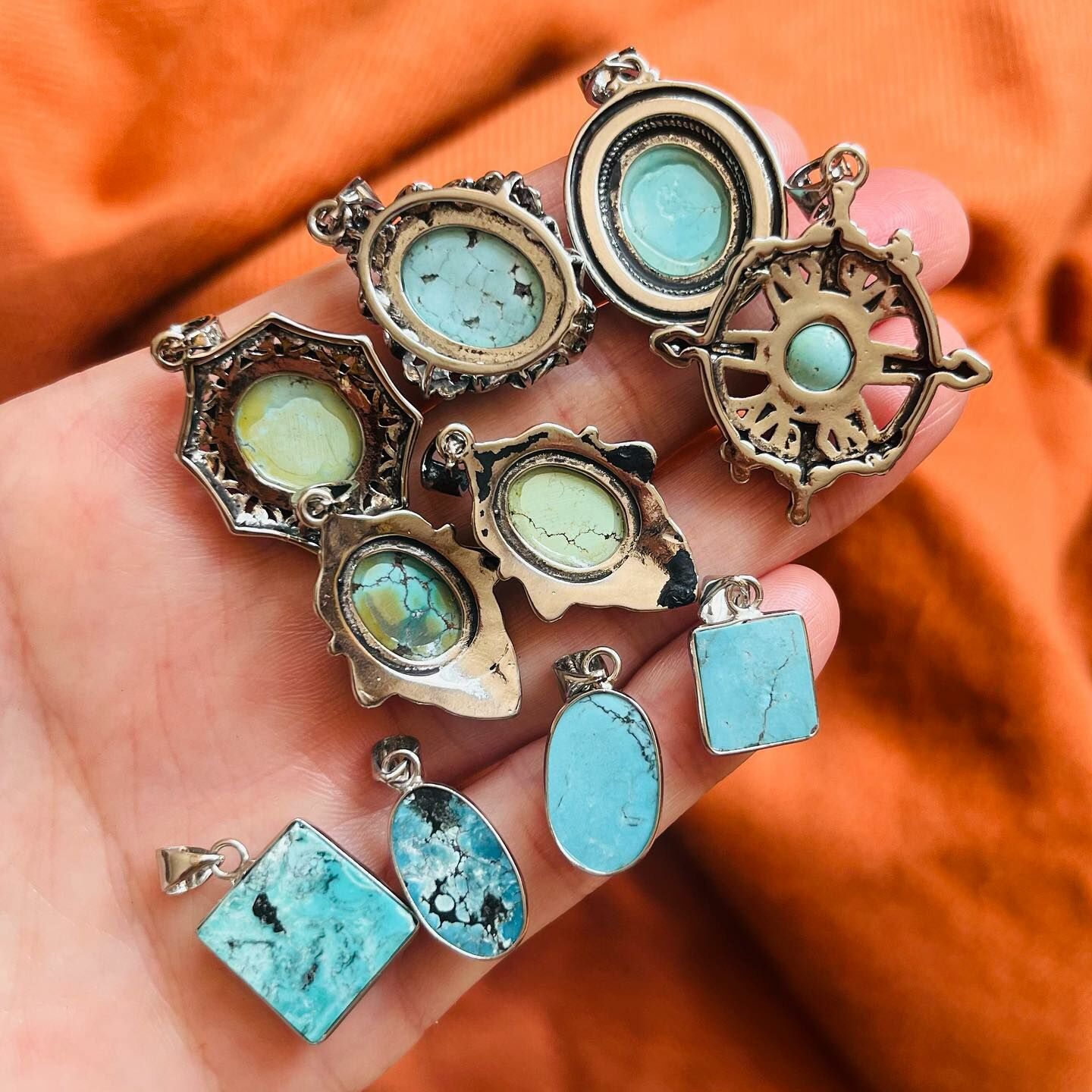 [原石] 湖北綠松石 項鍊吊墜