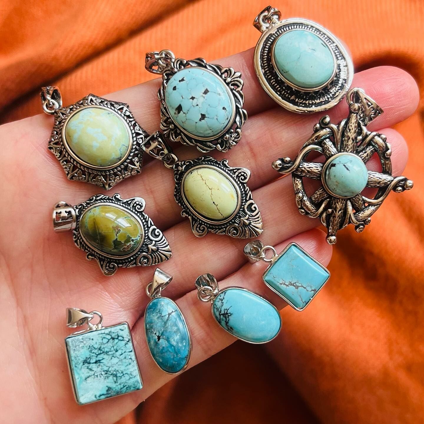 [原石] 湖北綠松石 項鍊吊墜