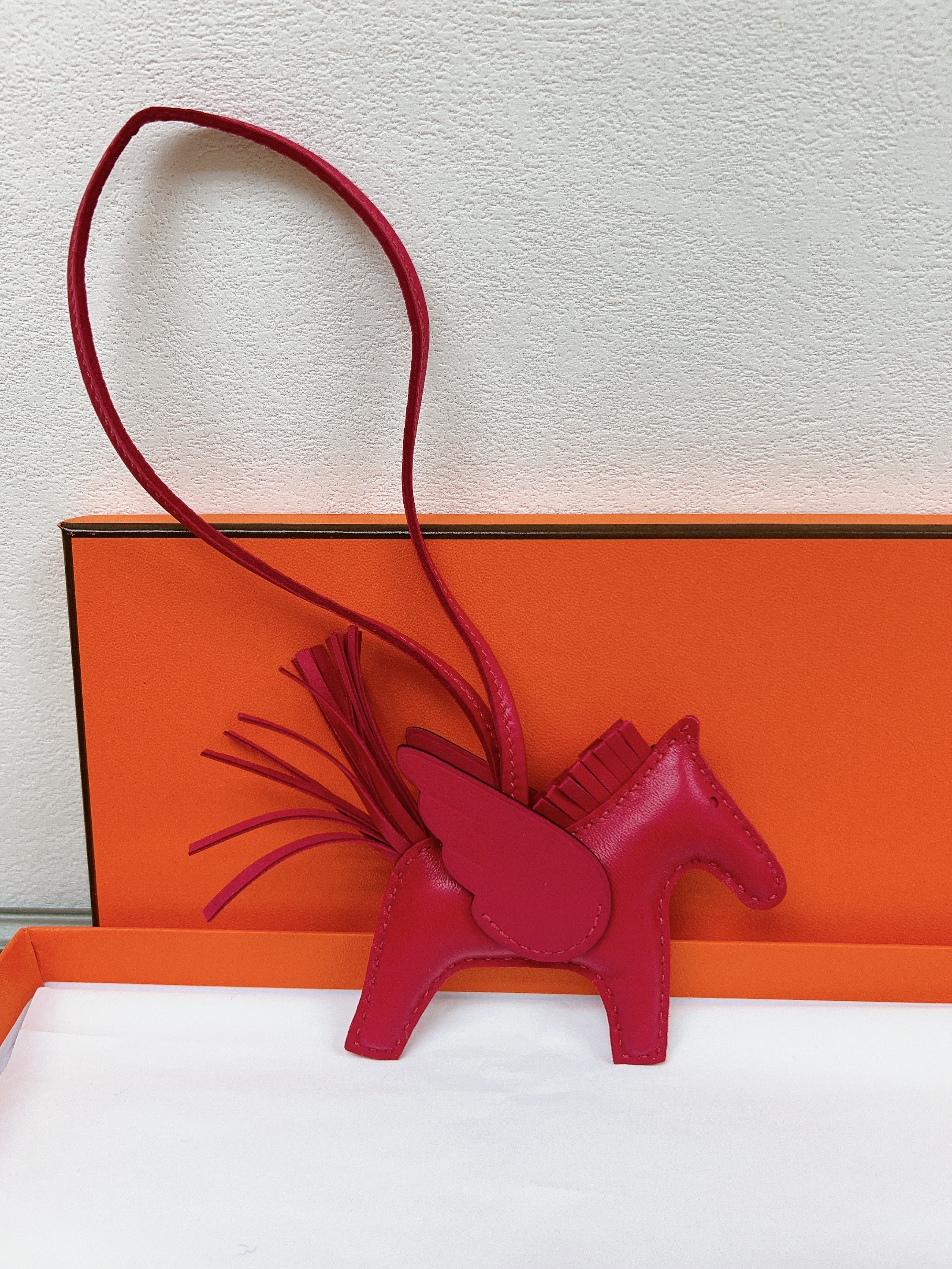 *Unused* Hermes Rodeo Pegase PM size Rose