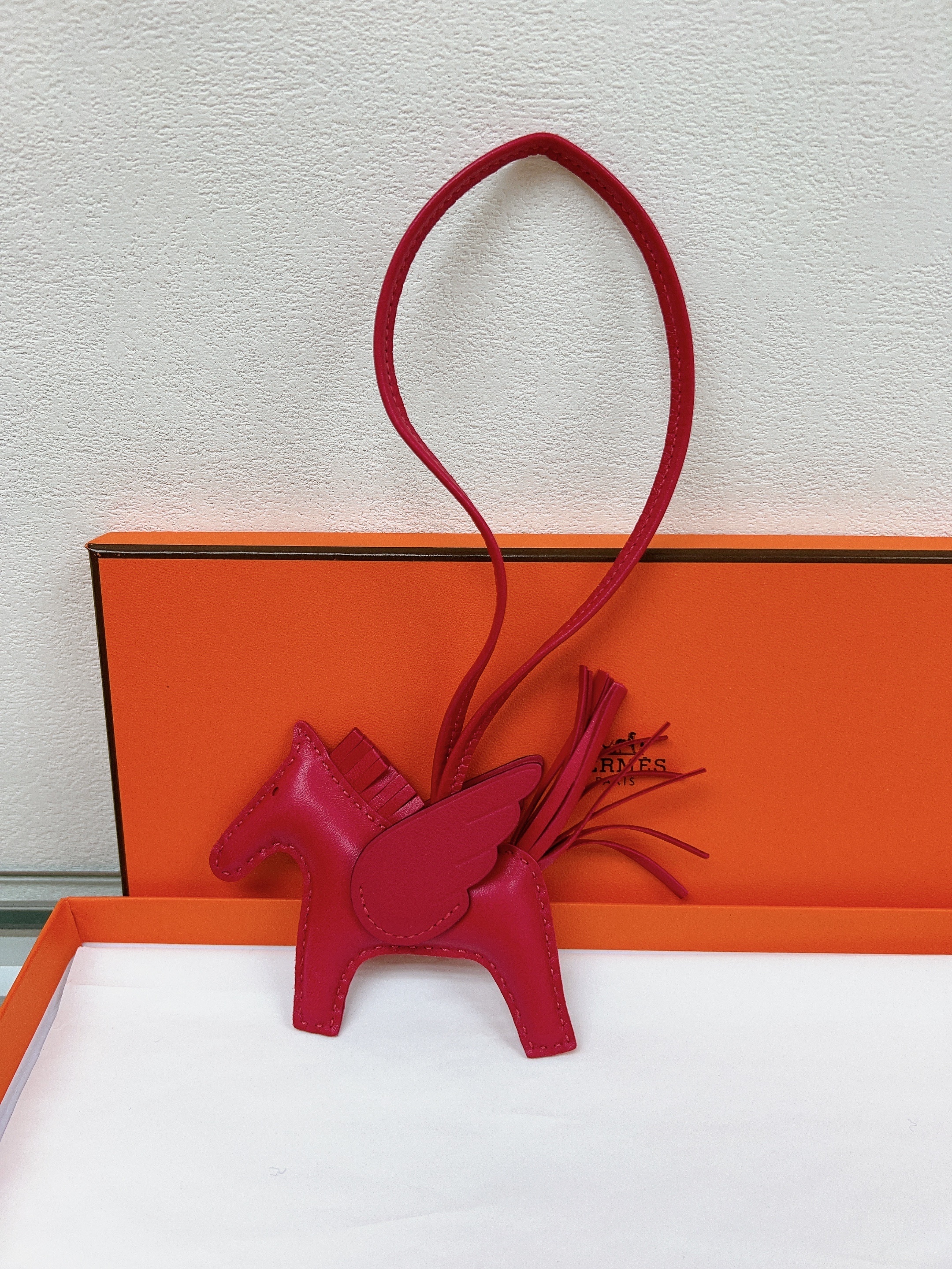 *Unused* Hermes Rodeo Pegase PM size Rose