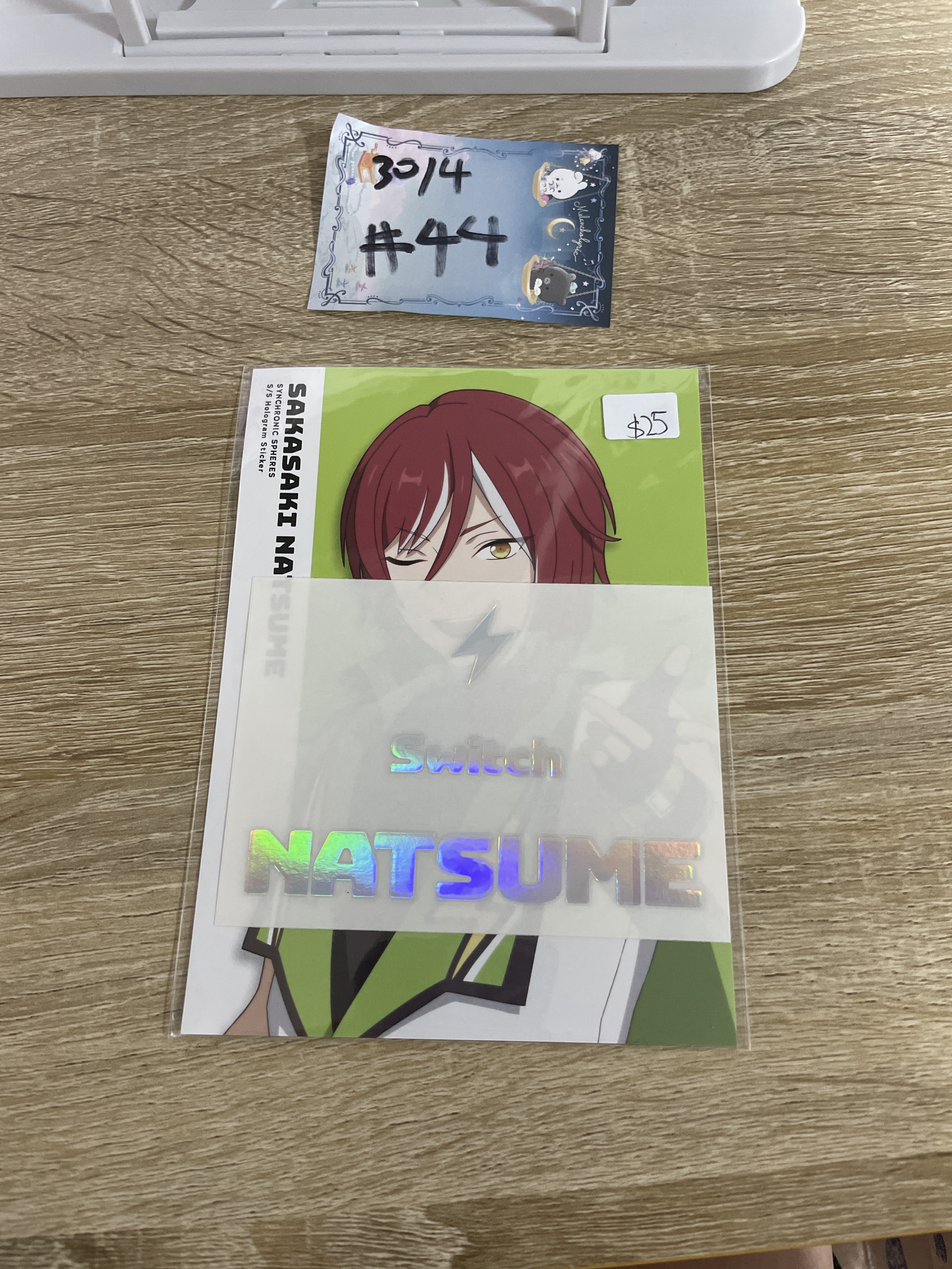 ES 夏目  紙品貼紙 set SW#44