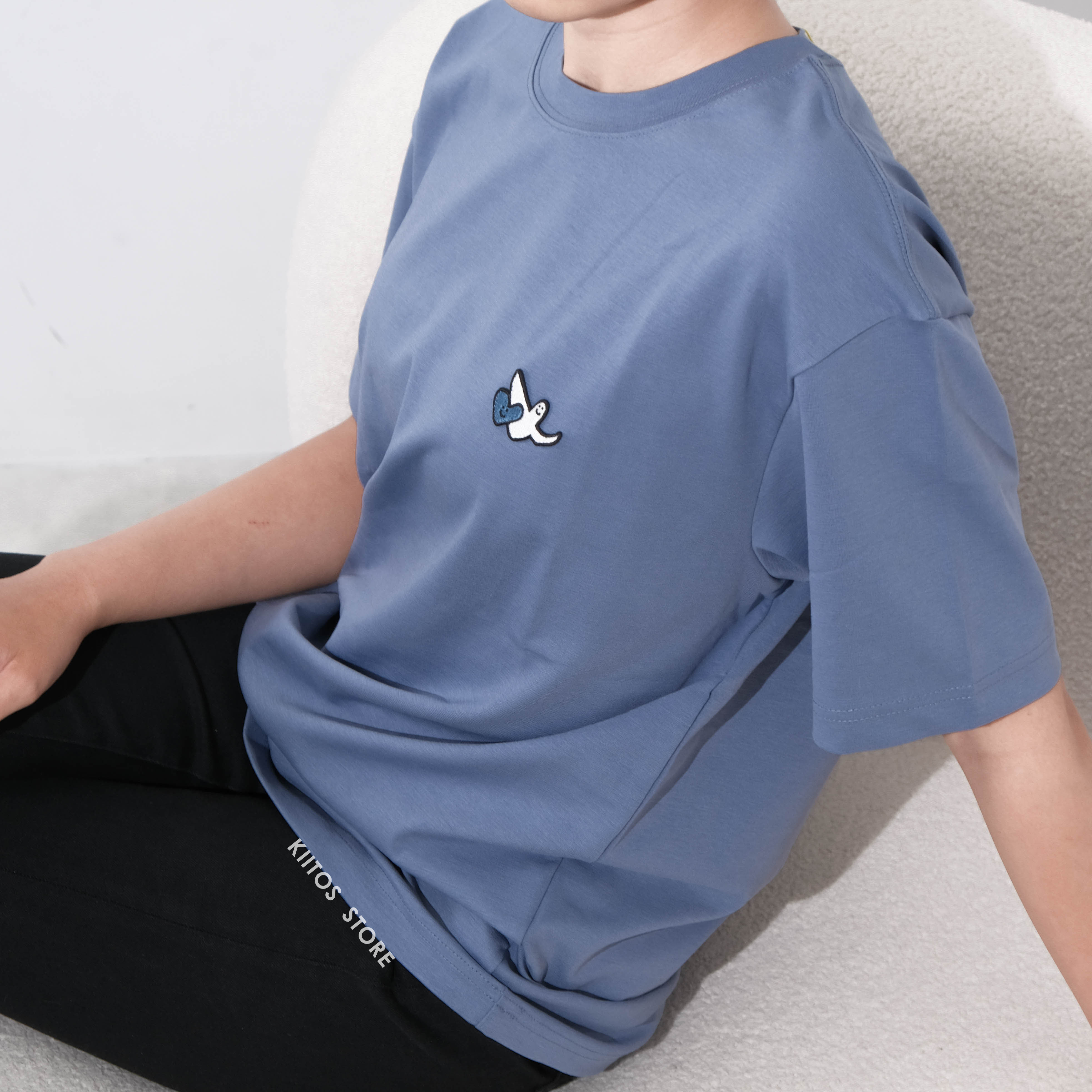 現貨 韓國代購 Mark Gonzales (What it isnt) 刺繡 小標  雙天使 愛心 小天使 短袖 T-Shirt