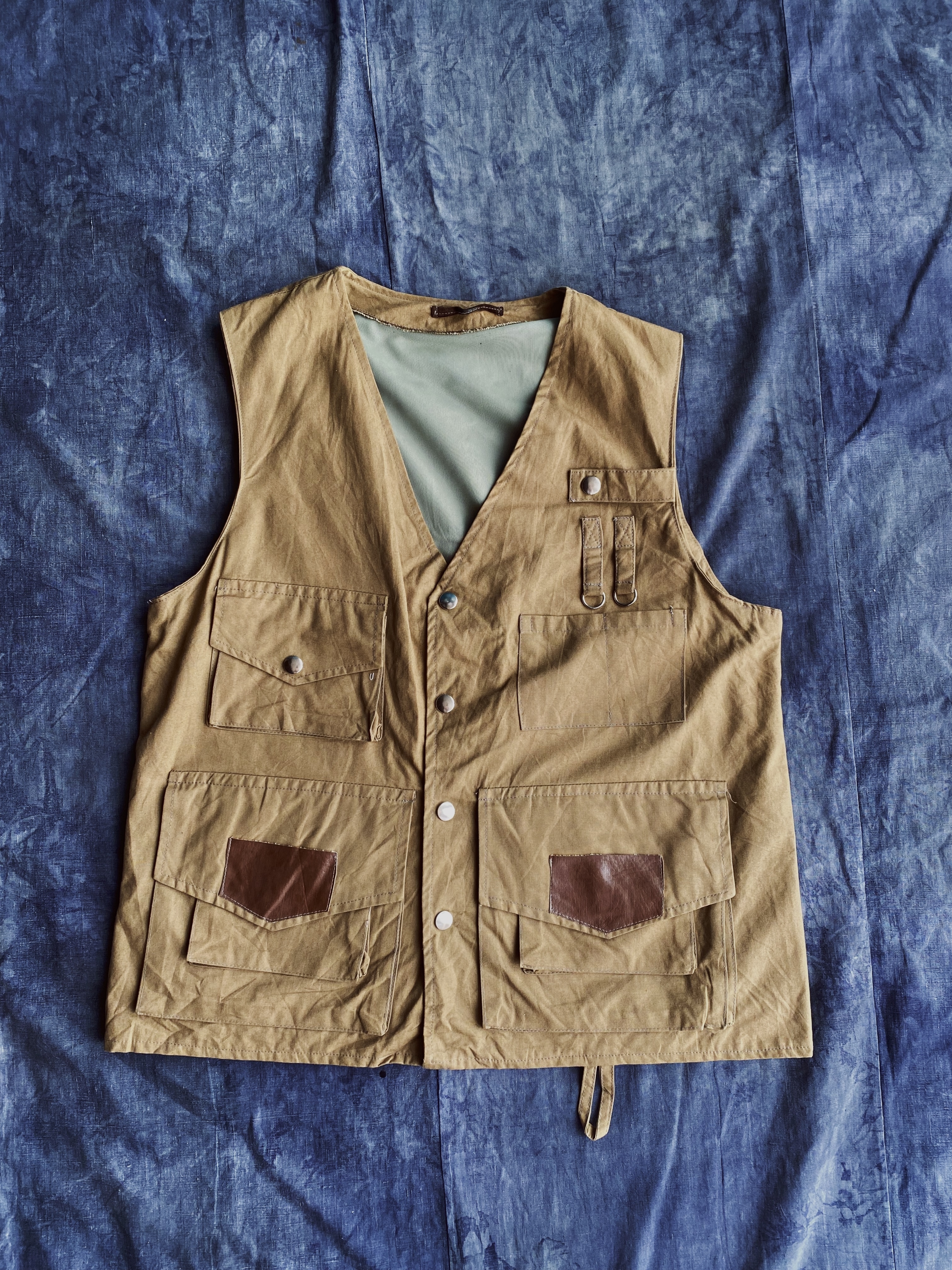 Vintage hunting vest/ 古著獵裝多口袋背心-OPP