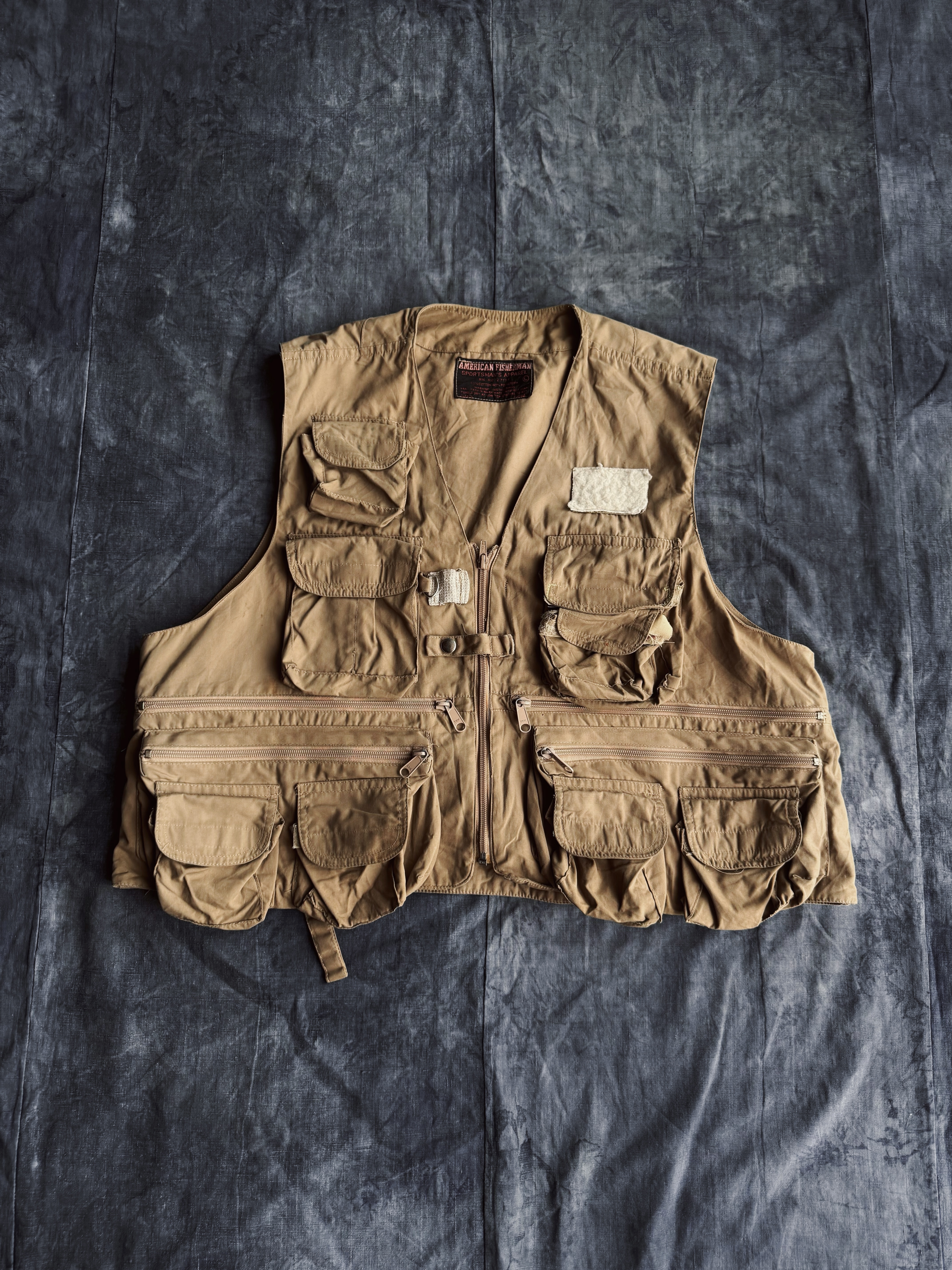 Vintage Fishing Ultility Vest/ 古著釣魚多口袋工作背心-American Fisherman