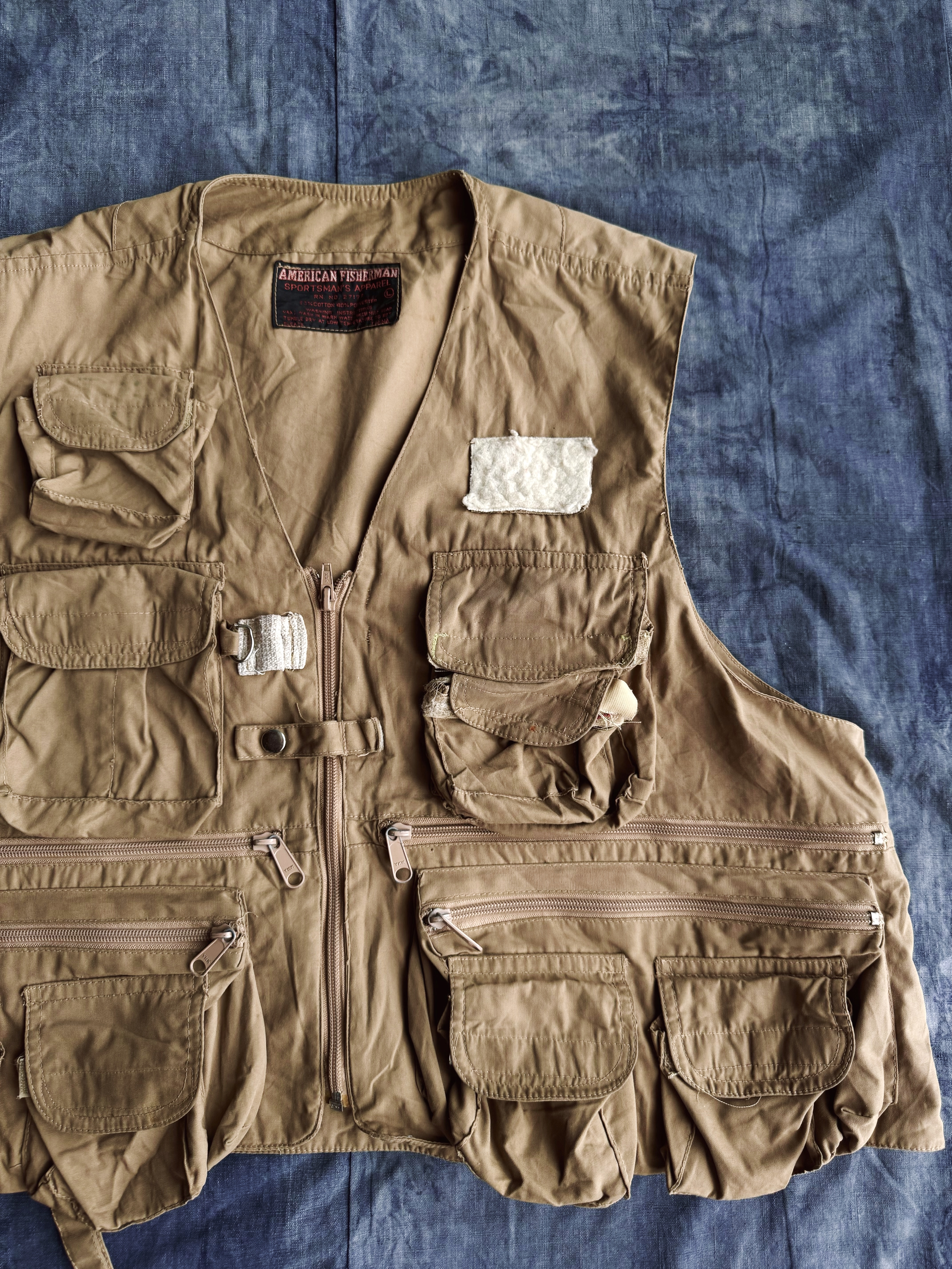 Vintage Fishing Ultility Vest/ 古著釣魚多口袋工作背心-American Fisherman