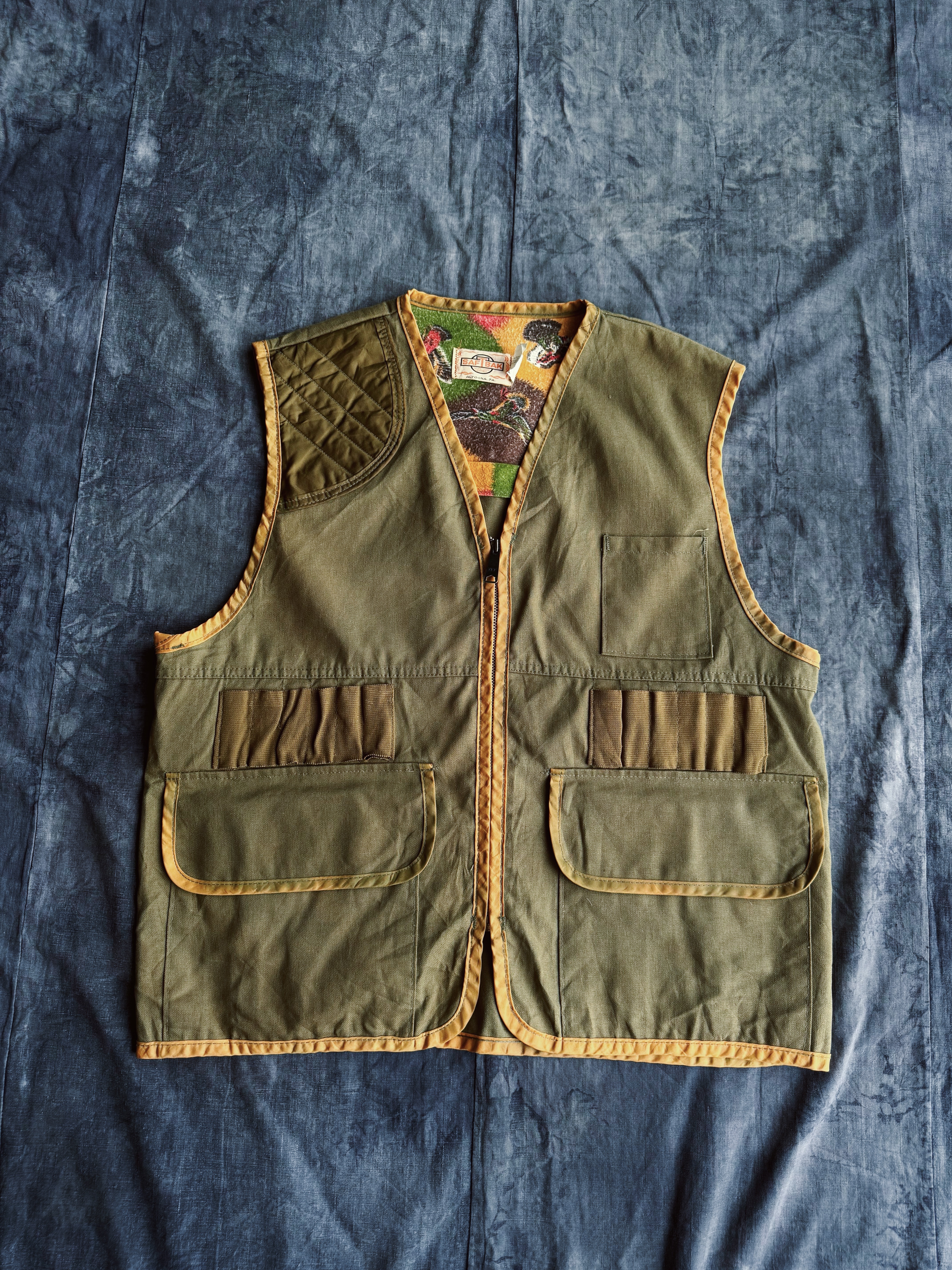 Vintage hunting vest/ 古著獵裝多口袋背心-SAFTBAK
